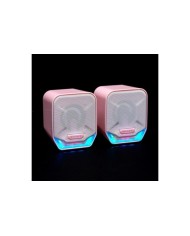 Parlante Snake Gamer Najash Pinkker NJ320 RGB Control De Volumen USB AUX (CAJA ABIERTA)