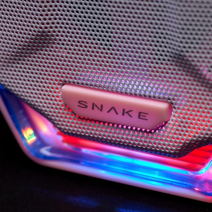 Parlante Snake Gamer Najash Pinkker NJ320 RGB Control De Volumen USB AUX (CAJA ABIERTA)