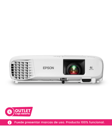 Proyector Epson PowerLite E20 3400 Lúmenes 1024 x 768 (XGA) USB HDMI (CAJA ABIERTA)