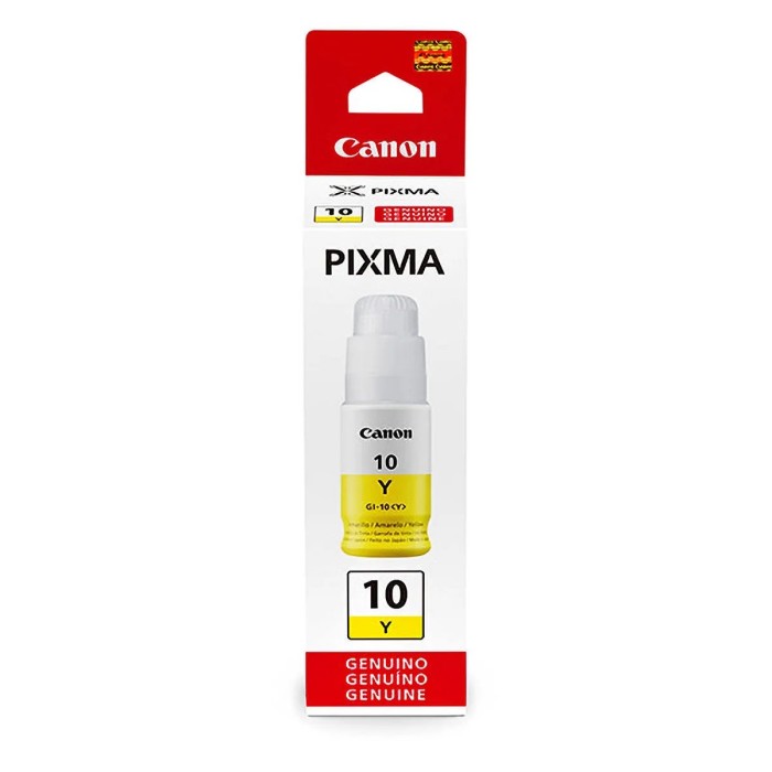 Botella De Tinta Canon Gi-10 70ml Amarillo