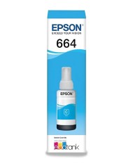 Botellas de Tinta Epson T664 Cian