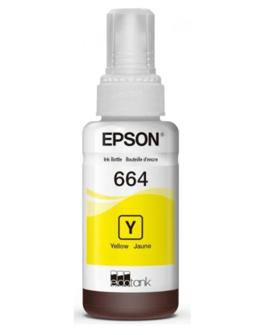 Botella de Tinta Epson T664 Amarillo