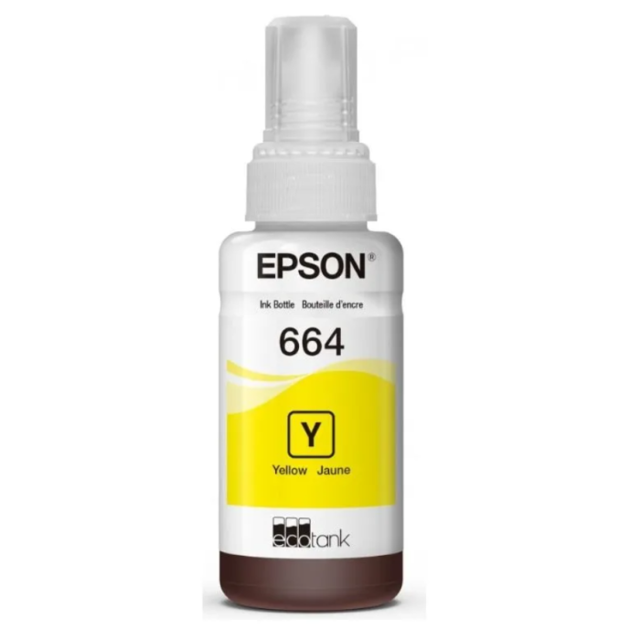Botella de Tinta Epson T664 Amarillo