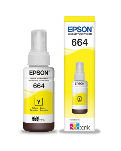 Botella de Tinta Epson T664 Amarillo