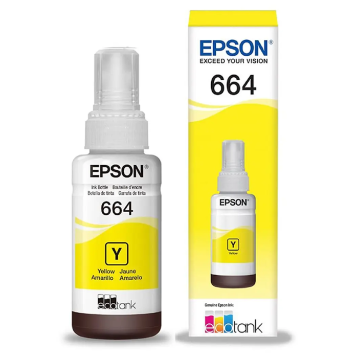 Botella de Tinta Epson T664 Amarillo