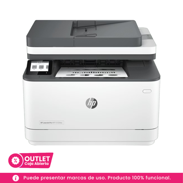 Impresora HP LaserJet Pro MFP 3103fdw (CAJA ABIERTA)
