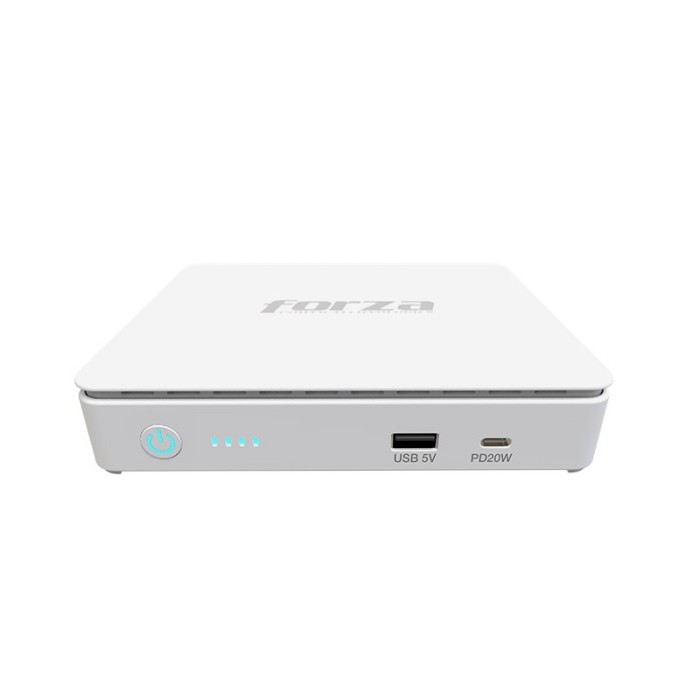 Mini UPS Forza 32W PoE DC-350USBP AC 110/120 V, Salidas DC PoE, USB-A y USB-C