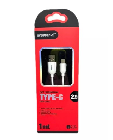 Cable de Carga Rápida Master G USB-A a USB-C 1 metro