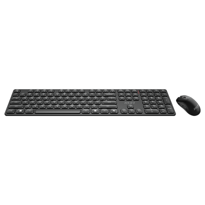 Combo Teclado y Mouse Inalámbrico MSI FORGE K210 Perfil bajo, Dongle USB, Recargable
