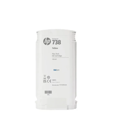Cartucho HP 738 DesignJet Amarillo 130ml Original (498N7A)