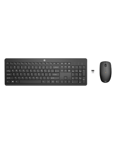 Combo Teclado y Mouse Inalámbrico HP 235 USB-A Negro