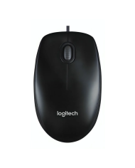 Mouse Logitech M90, Alámbrico Ambidiestro USB, 1000DPI, Negro para Mac/PC