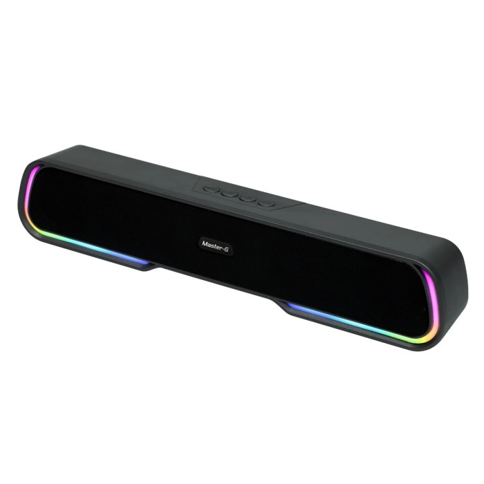 Barra de Sonido Bluetooth Gamer Master-G MGSBG25 con Luces RGB