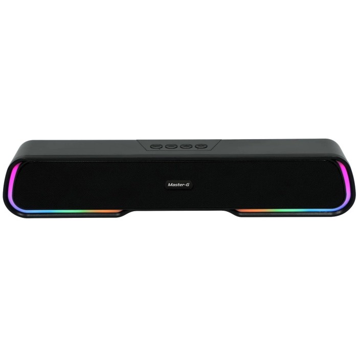 Barra de Sonido Bluetooth Gamer Master-G MGSBG25 con Luces RGB