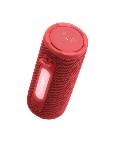 Parlante Portátil Bluetooth JBL Grip IP68 Rojo con Luz Ambiental