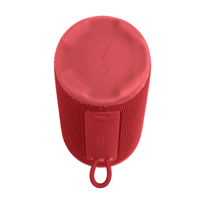 Parlante Portátil Bluetooth JBL Grip IP68 Rojo con Luz Ambiental