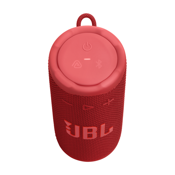 Parlante Portátil Bluetooth JBL Grip IP68 Rojo con Luz Ambiental