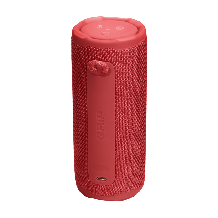 Parlante Portátil Bluetooth JBL Grip IP68 Rojo con Luz Ambiental