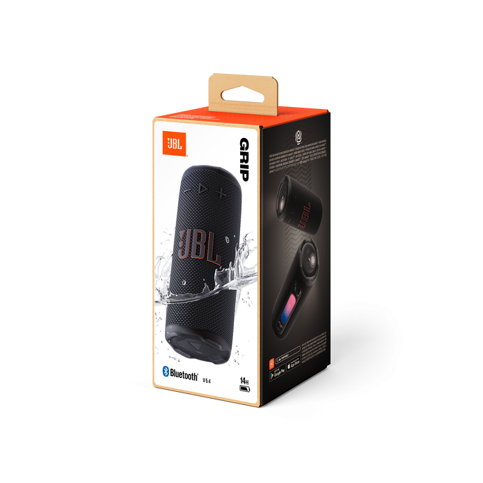 Parlante Portátil Bluetooth JBL Grip IP68 Negro con Luz Ambiental