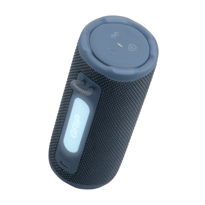 Parlante Portátil Bluetooth JBL Grip IP68 Azul con Luz Ambiental