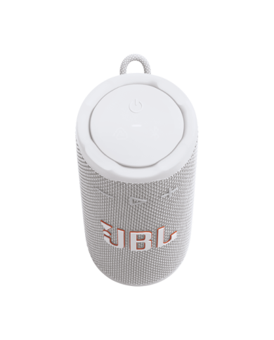 Parlante Portátil Bluetooth JBL Grip IP68 Blanco con Luz Ambiental