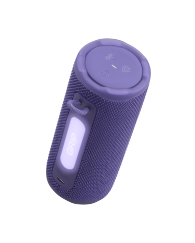 Parlante Portátil Bluetooth JBL Grip IP68 Purpura con Luz Ambiental