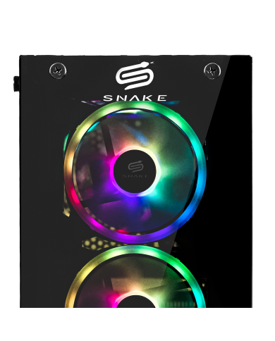 Pc Snake Gamer Vibora Black V11 AMD Ryzen 5 8500G, 16GB DDR5 RAM + 512GB SSD, Wifi + Bluetooth,  Windows 11 Pro