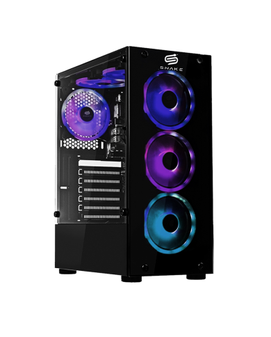 Pc Snake Gamer Vibora Black V11 AMD Ryzen 5 8500G, 16GB RAM + 512GB SSD, Wifi + Bluetooth,  Windows 11 Pro