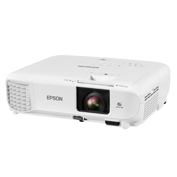 Proyector Epson PowerLite 118 V11HA03020 3.800 lúmenes 3LCD XGA con Dual HDMI
