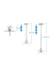 Soporte Proyector Techo Extensible Metal 30 A 60 cm