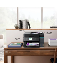 Impresora Multifuncional Epson EcoTank L6370, 15 ppm/negro, 9 ppm/color, Wi-Fi, USB 2.0 Dúplex (C11CL43303)