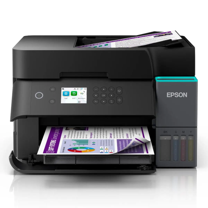 Impresora Multifuncional Epson EcoTank L6370, 15 ppm/negro, 9 ppm/color, Wi-Fi, USB 2.0 Dúplex (C11CL43303)
