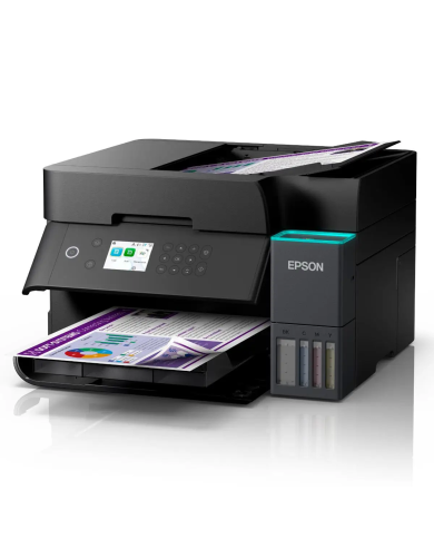 Impresora Multifuncional Epson EcoTank L6370, 15 ppm/negro, 9 ppm/color, Wi-Fi, USB 2.0 Dúplex (C11CL43303)