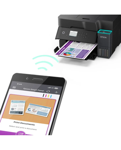 Impresora Multifuncional Epson EcoTank L6370, 15 ppm/negro, 9 ppm/color, Wi-Fi, USB 2.0 Dúplex (C11CL43303)