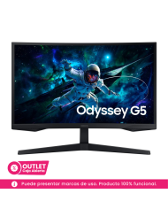 Monitor Gamer Curvo Samsung Odyssey  G5 32" QHD 1Ms 165Hz Negro  (CAJA ABIERTA)