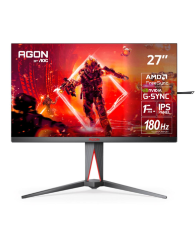 Monitor Gamer AOC27" QHD Fast IPS 180Hz 1ms