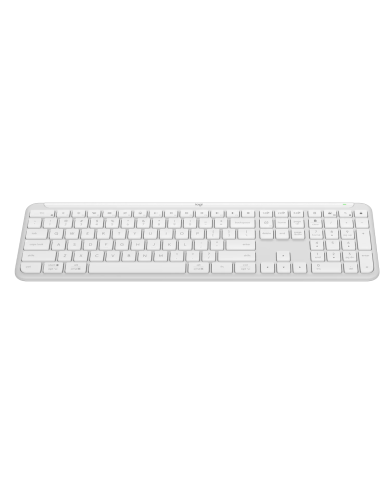 Teclado inalámbrico Logitech Signature Slim K950 Blanco Español