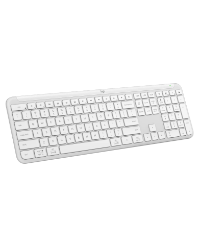 Teclado inalámbrico Logitech Signature Slim K950 Blanco Español