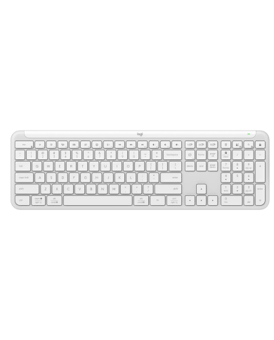 Teclado inalámbrico Logitech Signature Slim K950 Blanco Español