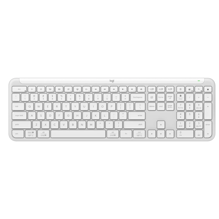 Teclado inalámbrico Logitech Signature Slim K950 Blanco Español