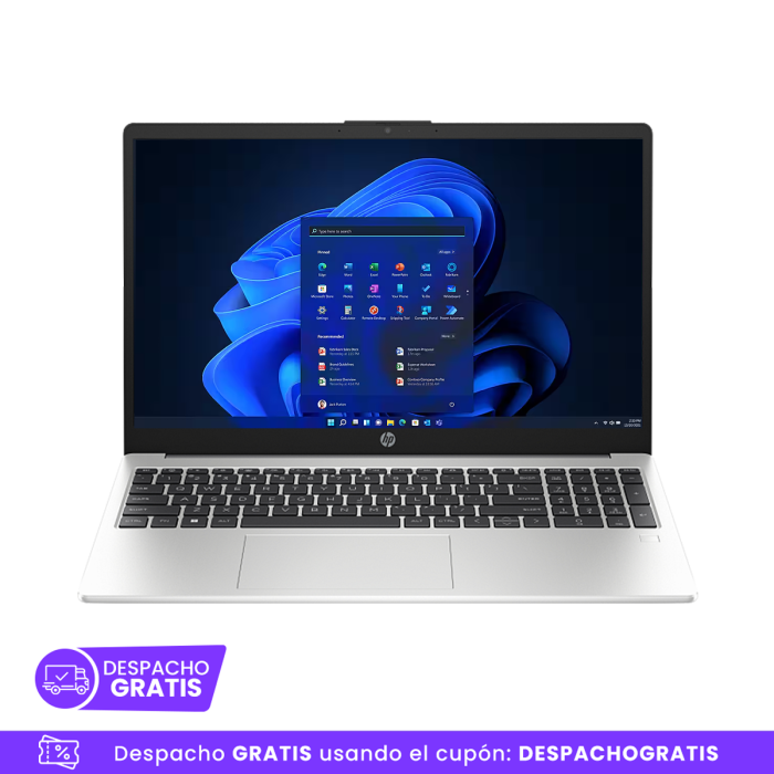 Notebook HP 250 G10 Intel Core I5-1334U, 8GB Ram, 512GB SSD, Windows 11 Pro, 15.6"
