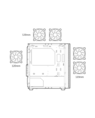 Gabinete Cougar Purity Mini Tower, Micro-ATX, Aluminio (385PC40.0003)