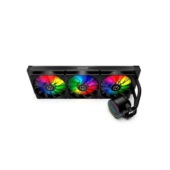 Refrigeración Líquida Nox Hummer H-360 ARGB, Iluminación ARGB (CAJA ABIERTA)