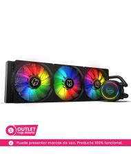 Refrigeración Líquida Nox Hummer H-360 ARGB, Iluminación ARGB (CAJA ABIERTA)