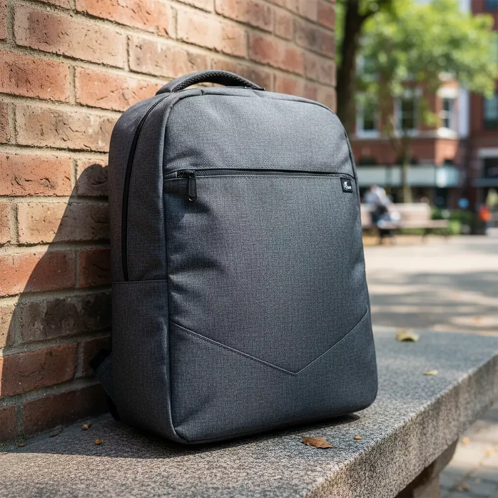 Mochila XTECH para Notebook, 15.6″, Modelo XTB- 221, Gris (CAJA ABIERTA)