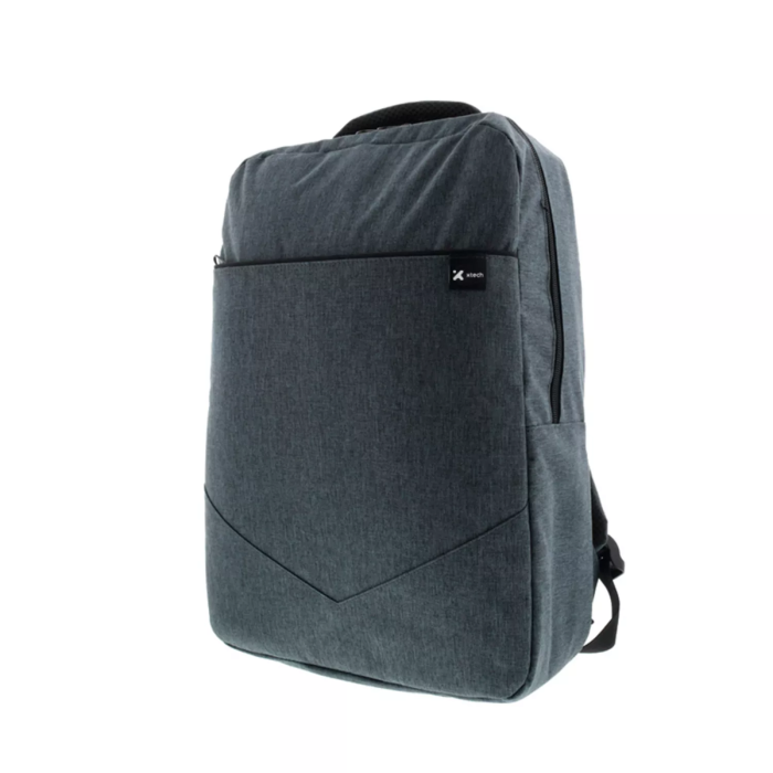 Mochila XTECH para Notebook, 15.6″, Modelo XTB- 221, Gris (CAJA ABIERTA)