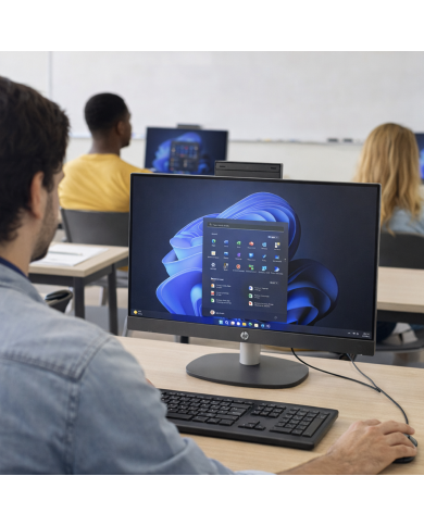 All in One HP ProOne 240 G10 i5-1334U 16GB Ram, 512GB SSD, Windows 11 Pro, Color Negro (AIOG1016GB512SSDW11P)