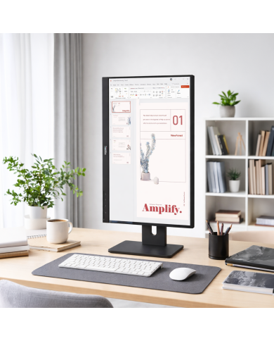 Monitor Lenovo ThinkVision E24-40 23.8” (64BAMAR1CL) IPS 100Hz 4ms, Pivotable Hdmi + Display Port