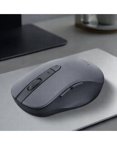 Mouse Bluetooth Lenovo WL310 Gris Silencioso, Inalámbrico y Compacto (GY51Q65622)