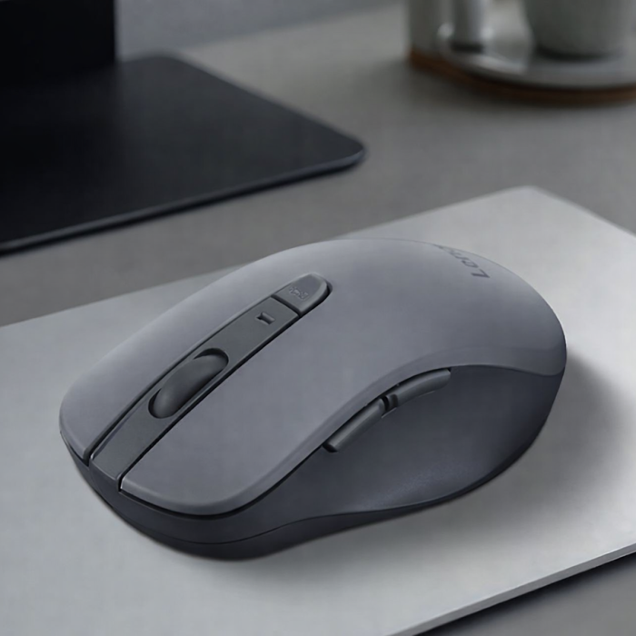 Mouse Bluetooth Lenovo WL310 Gris Silencioso, Inalámbrico y Compacto (GY51Q65622)